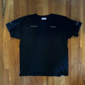 Collina Strada Black Social Media Tee